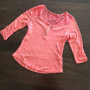Neon Soul coral top size S